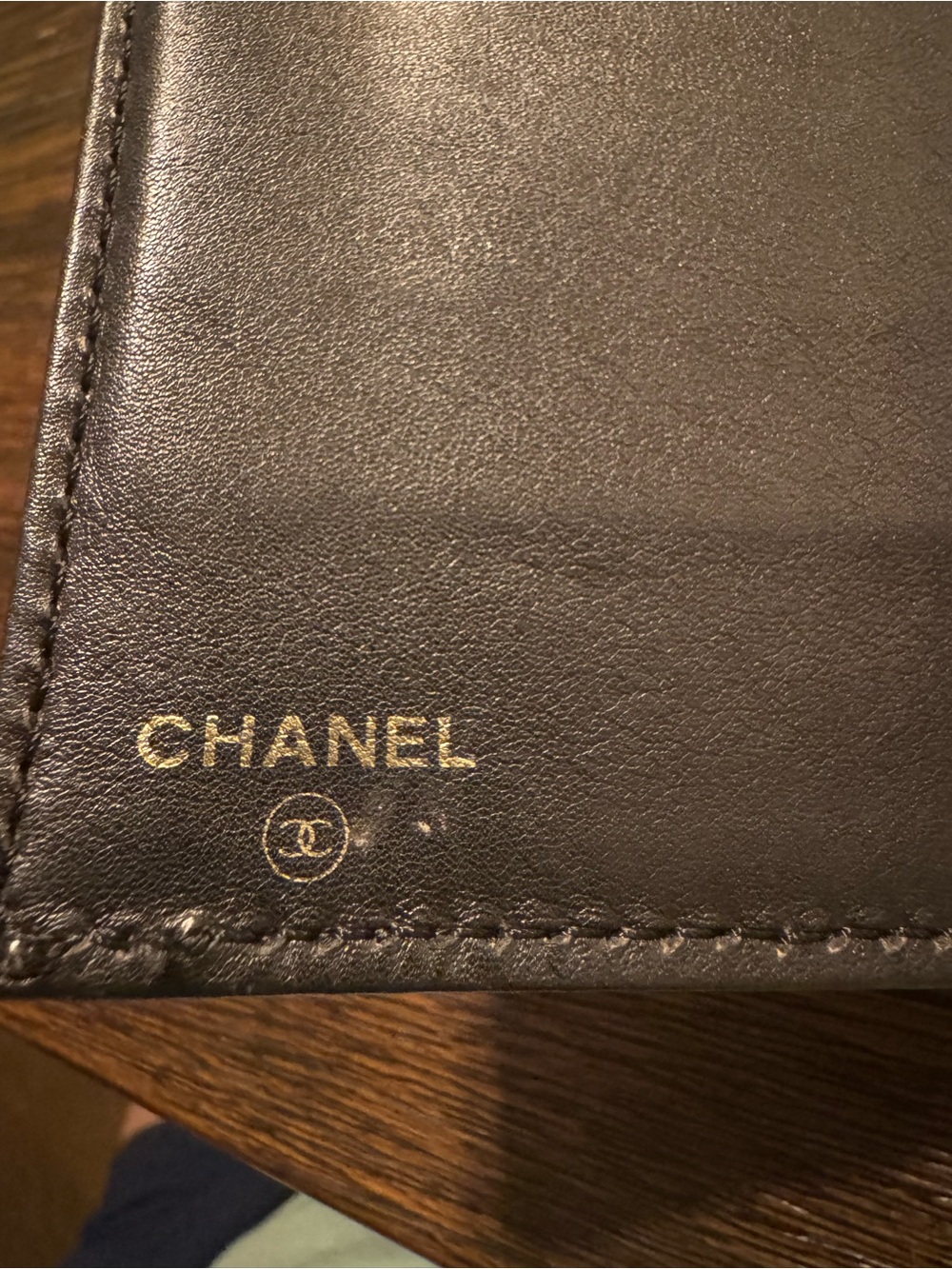 CHANEL Black Caviar Leather Continental Wallet with Gold CC Twist Lock - Picture 8 of 15